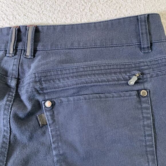 QOR Chino Pants Mens 34x32 Performance Navy Blue Outdoor Zip Pockets 3xDry - Picture 14 of 15